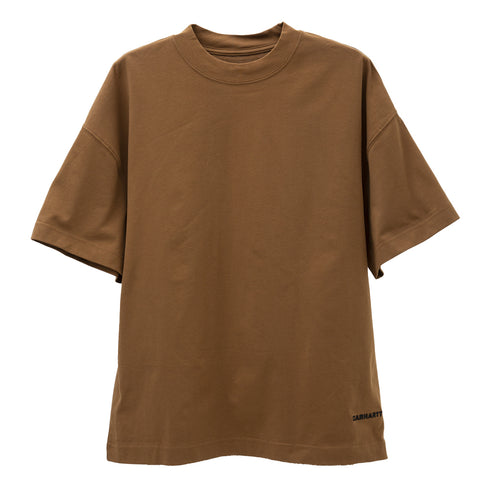 Carhartt WIP S/S Link Script T-Shirt Hamilton Brown/Black I031373_08W_XX Degli Uberti